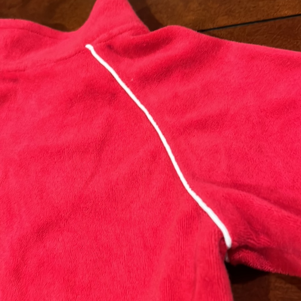 NWT Gymboree Candy Apple Red Piped Terry Zippered Jacket 2004 Size 3 - Picture 9 of 15